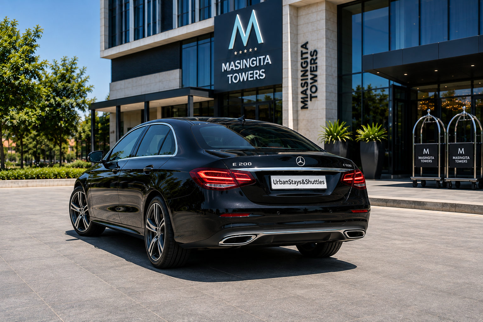 Mercedes-Benz E-Class rear view